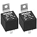 Weasch 2 Pack JD1912 Car Relay 12V 40A 4 Pins SPST Automotive Switches and Starters Waterproof Relay for Boat Tractor Truck Motorcycle 2 - Image 2