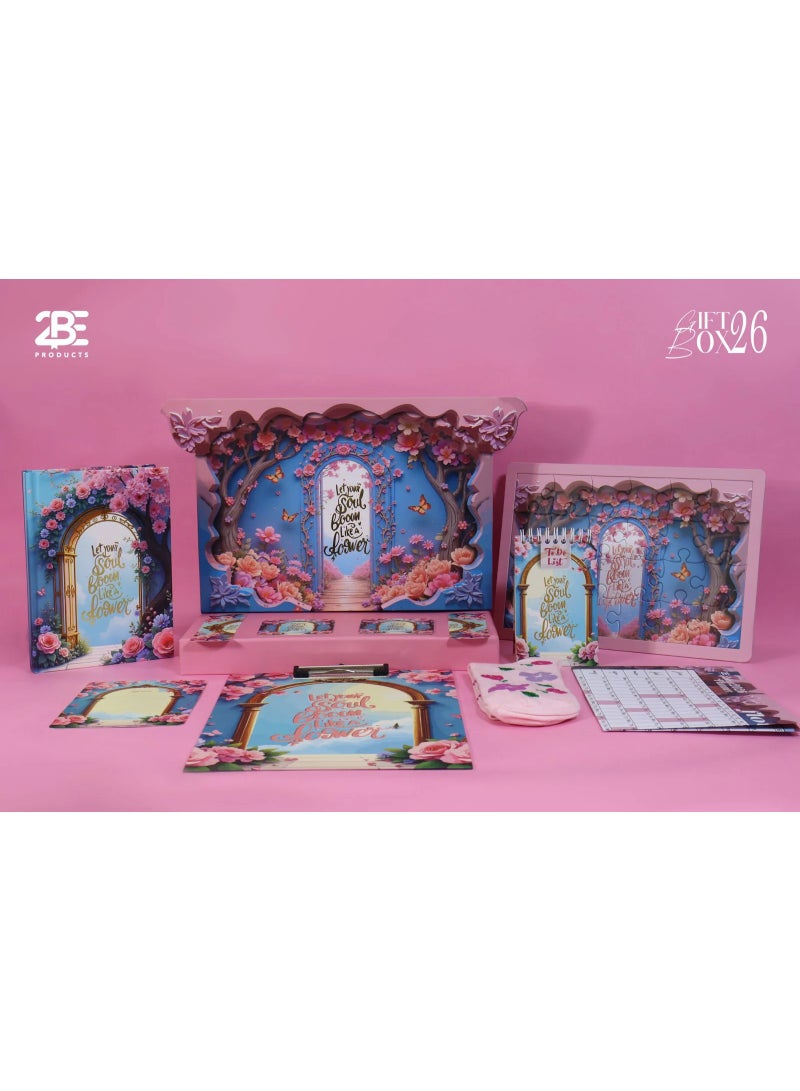 برج العرب هدية بوكس راس السنة 2026 تصميم ورود - Image 1