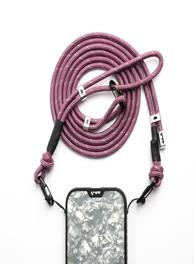 Mous - Phone Lanyard Crossbody with Detachable Wrist Strap - Purple - Image 1