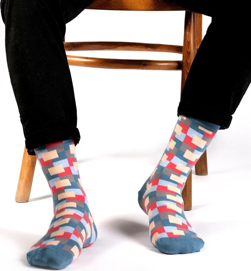 اوزي سوكس Frame Patterned Socks