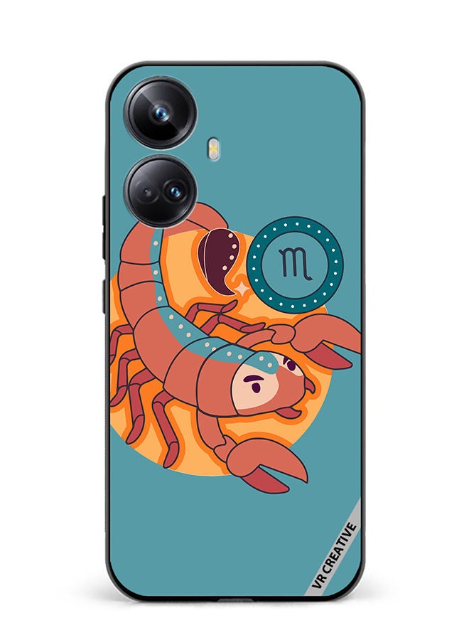 VR CREATIVE Protective Case Cover For Realme 10 Pro Plus The Scorpion Zodiac Signs Design Multicolour - Image 1