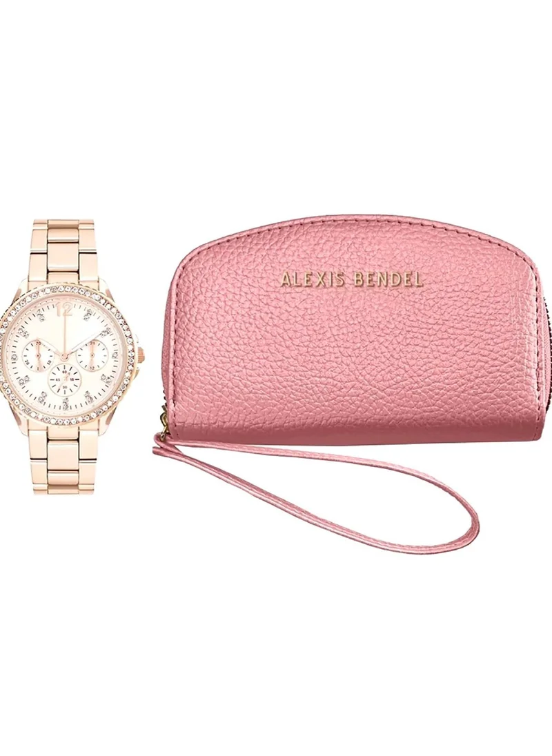 Alexis Bendel Alexis Bendel Women's Watch and Wallet Set  Rose Gold Steel A0975R-42-C29