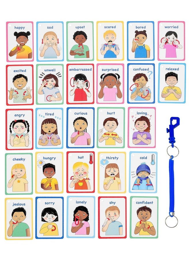 My Feelings And Emotions Asl Cards For Speech Delay Non Verbal Or Deaf Children. 27 Visual Aid Cards Developing Empathy And Social Skills Autism Sen - pzsku/Z1492626D7AFBACA90CCEZ/45/_/1692170561/f011c089-39f8-4022-971f-260a4b595228