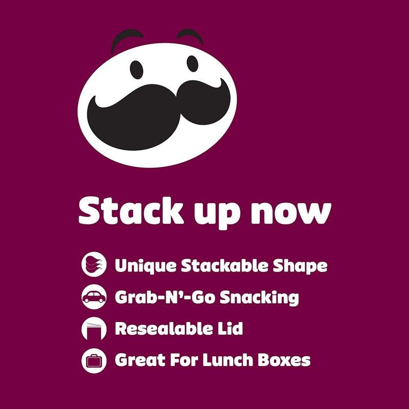 Pringles Barbeque Flavour Potato Chips - 40g Pack of 12 Cans - Image 3