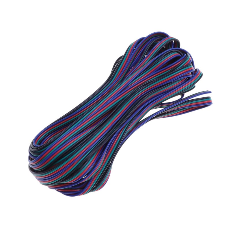 كابل موصل شريط LED RGB بطول 10 أمتار - متين وسهل التركيب لإضاءة الديكور - Image 1