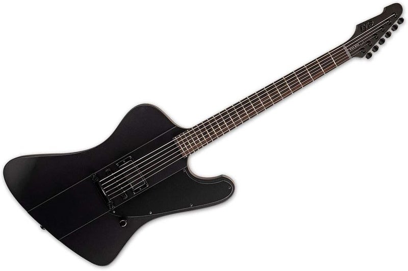 ESP جيتار كهربائي معدني أسود ساتين 6 أوتار LTD Phoenix يمين LPHOENIXBKMBLKS - Image 1