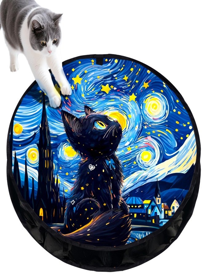 ORSDA Cat Toys Pouch, Cat Toys for Indoor Cats Hide and Seek Mat Suitable for Kitten Balls - Image 1