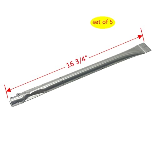 Direct Store Parts DA101 (5-Pack) Stainless Steel Burner Replacement for Master Forge Models: L3218, P3018, SH3118B Gas Grill - Image 2