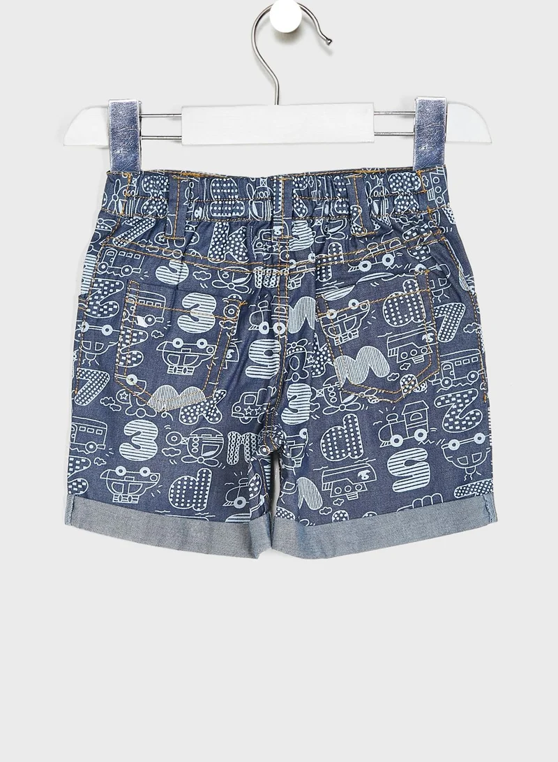Nautinati Boys Blue Coloured Shorts
