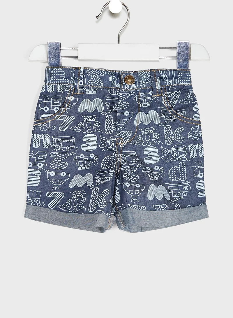 Nautinati Boys Blue Coloured Shorts