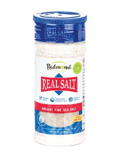 Redmond Redmond Real Sea Salt - Natural Unrefined Organic Gluten Free Fine, 10 Ounce Shaker 