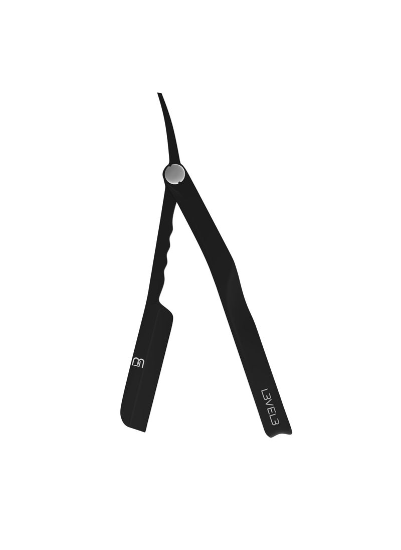 L3 Level 3 Milly Razor - Fast and East to Assemble - Excellent Grip and Control - Straight Razor Holder- Level Three Razor Holder 