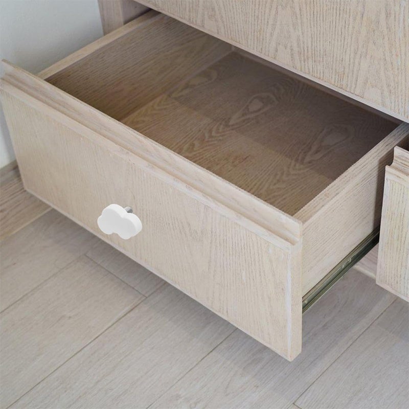 Cloud Shaped Soft Rubber Drawer Pull Handles White Cabinet Knobs Nursery Dresser Cupboard Decoration - Image 5