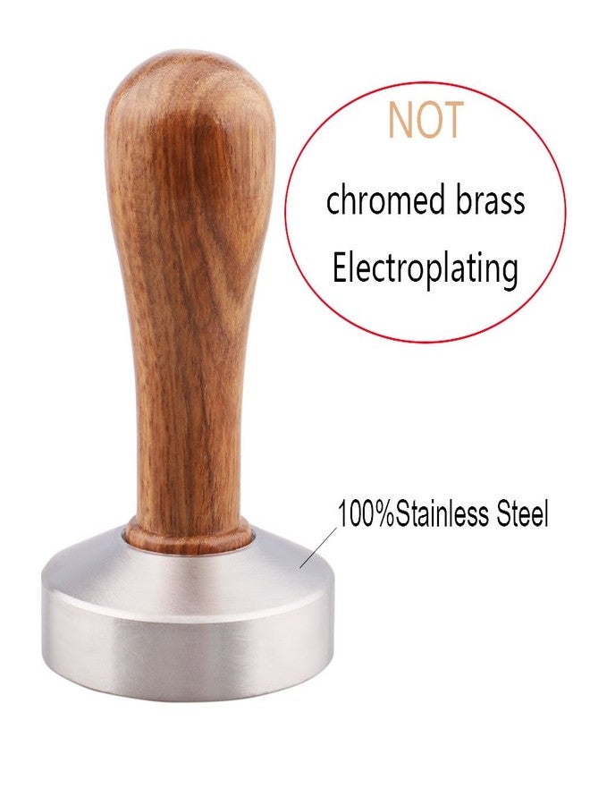 omgogo Stainless Steel Coffee Tamper 51mm Barista Espresso Base Coffee Bean Press - Image 2