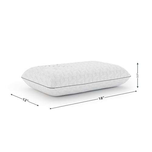 Vaverto Small Memory Foam Bed Pillow for Camping - Compressible Medium Firm, Breathable Cover, Machine Washable, Ideal Backpacking - Image 3