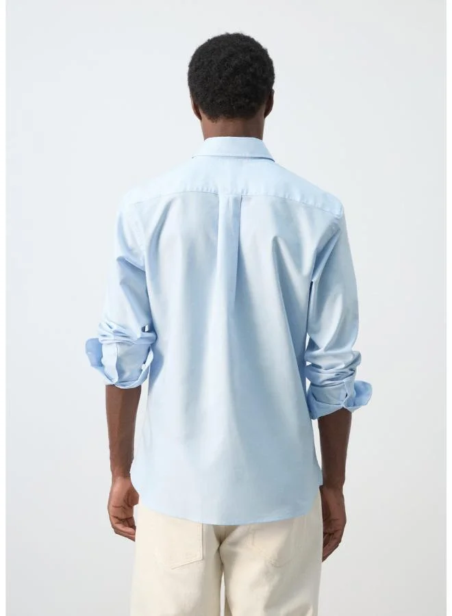 Mango Man Lightweight Oxford shirt 100% cotton regular fit