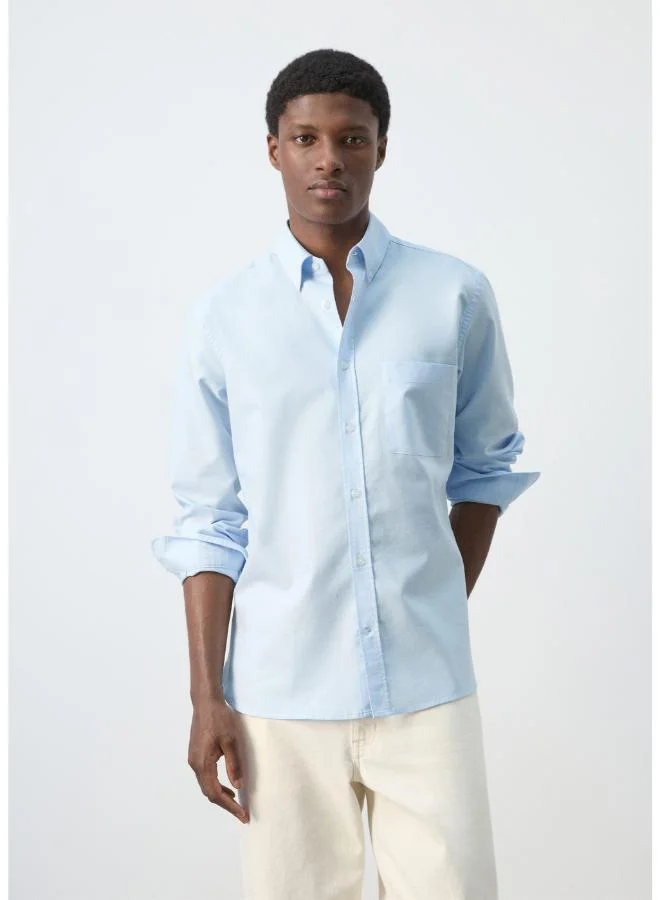 مانجو مان Lightweight Oxford shirt 100% cotton regular fit