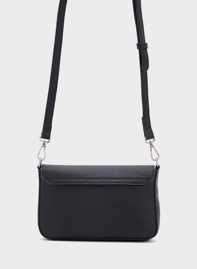 ايلا حقيبة كروس بودي بتفاصيل معدنية - Image 2