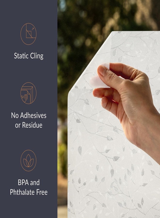 Artscape Canopy | Decorative Privacy Window Film with Textured Glass Pattern | Non-Adhesive & UV Protection | Easy to Apply & Removable | 36 x 72 Inches | Made in USA - Image 4