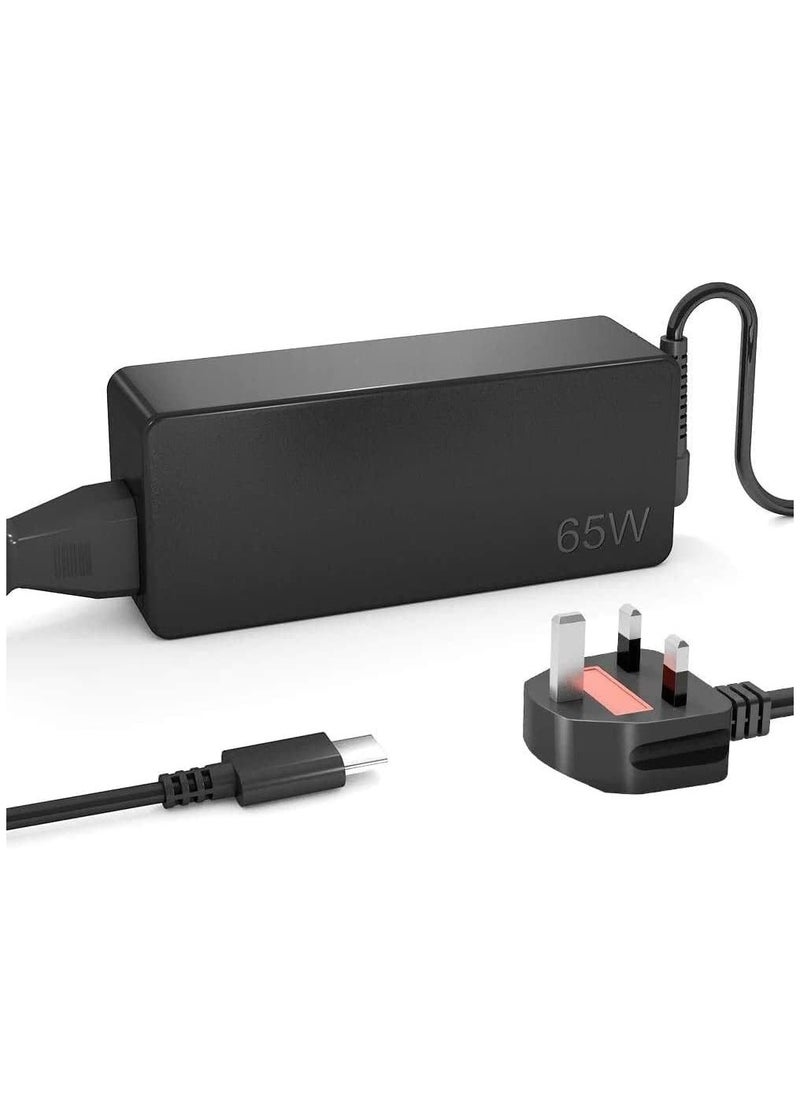 Ntech Ntech 65W USB C Lenovo Laptop Charger for Lenovo ThinkPad T14 T15 T480 T480s T490 T490s T580 T590 E14 E15 E480 E490 X13 X280 X380 X390 Chromebook C330 S330 100e 300e 500e Yoga Type C Power Supply Adap  - Image 5
