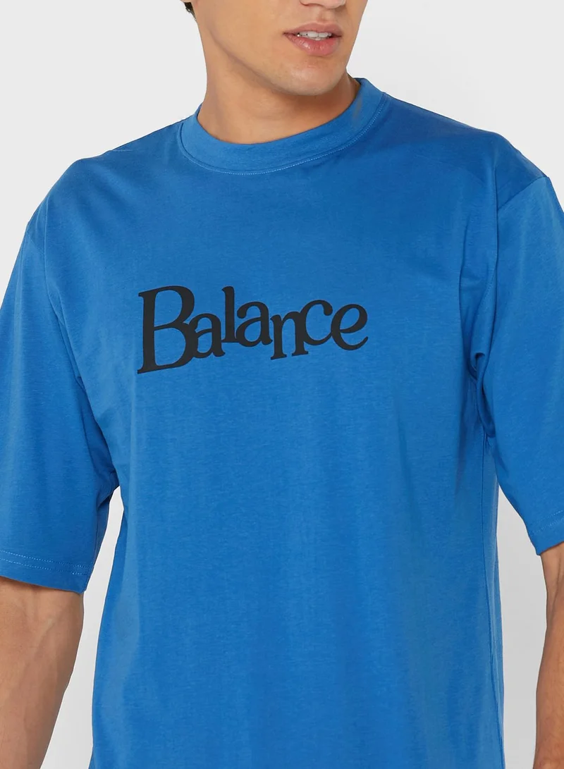 Seventy Five Balance Print T Shirt