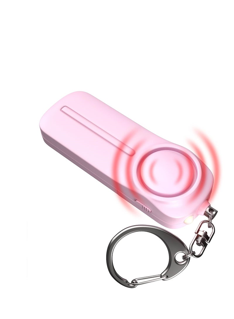 Personal Alarm Safety Panic Alarm Keychain Emergency Self Defence 130 DB Loud Siren Protection Device With Led Light Simple Operation Reusable For Women Kids Elders  - Image 1