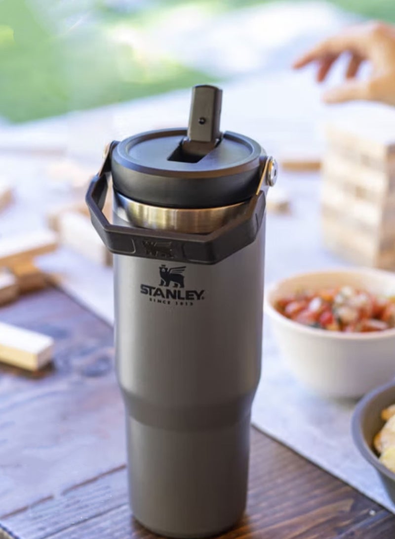 Stanley IceFlow Stainless Steel Tumbler - Vacuum Insulated Water Bottle for Home, Office or Car Reusable Cup with Straw Leak Resistant Flip Cold for 12 Hours or Iced for 2 Days, 30oz  - Image 2