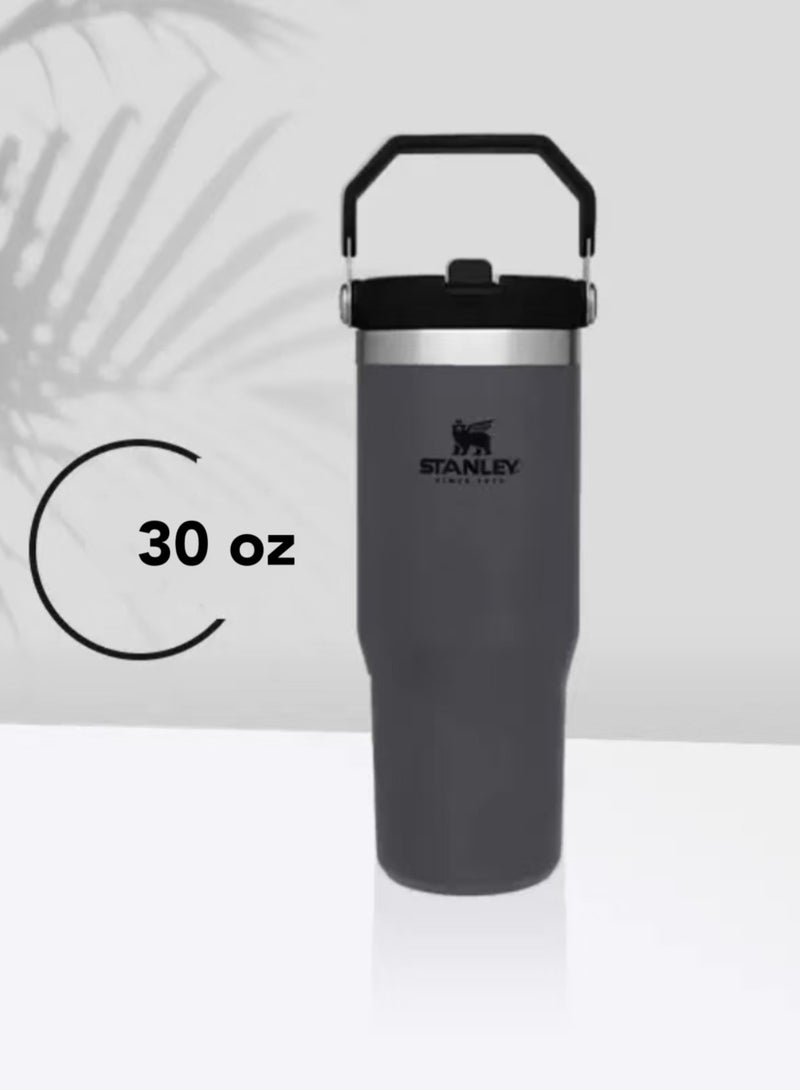 Stanley IceFlow Stainless Steel Tumbler - Vacuum Insulated Water Bottle for Home, Office or Car Reusable Cup with Straw Leak Resistant Flip Cold for 12 Hours or Iced for 2 Days, 30oz  - Image 1