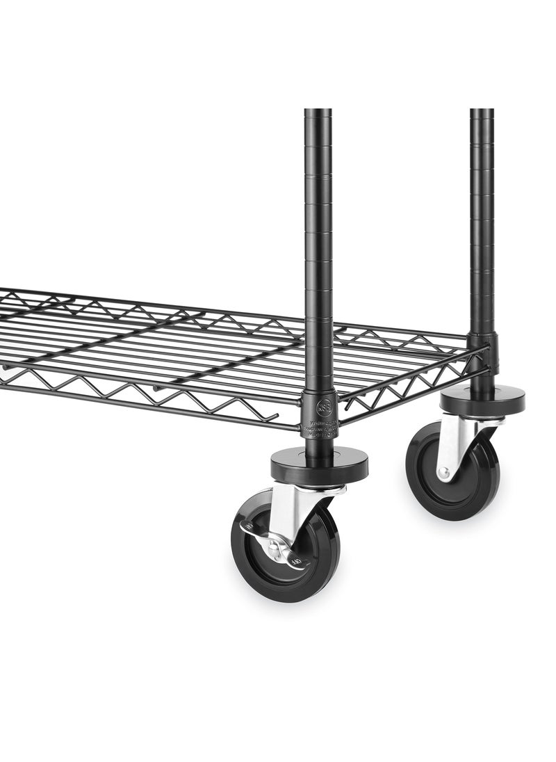 Whitmor Whitmor Wheels for Whitmor Supreme Shelving Units  Heavy Duty Supports Up To 500 Pounds Set of 4 