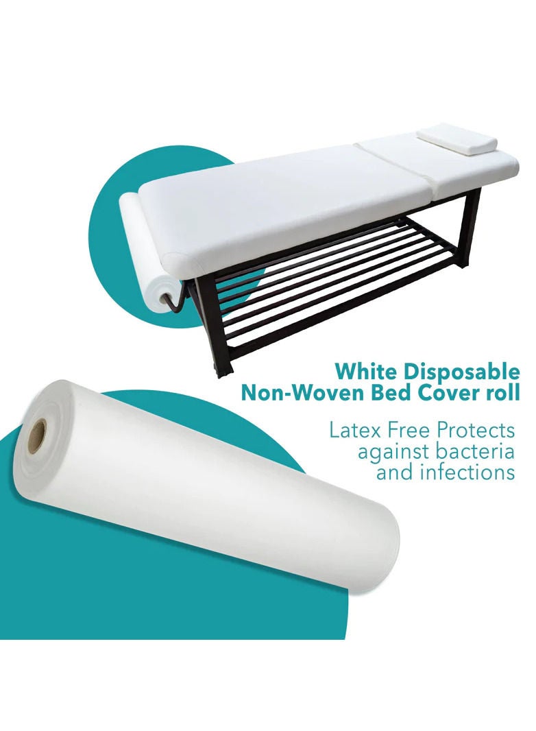 فيفا لفة غطاء سرير غير منسوج يمكن التخلص منها أبيض - Image 3