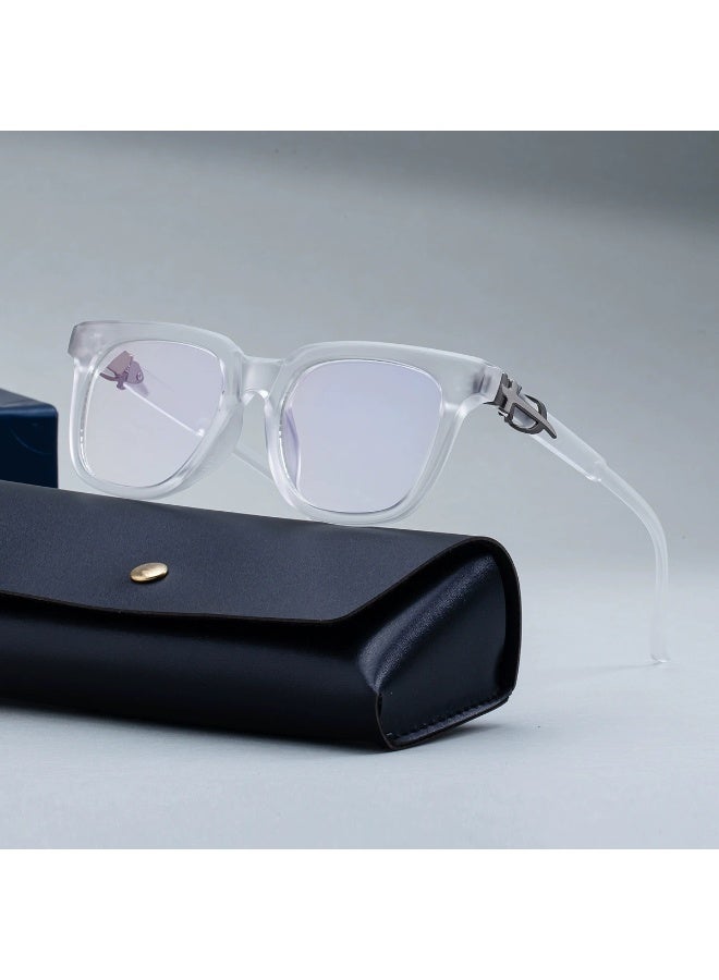 Men's Retro Square Sunglasses, UV400 Protection Polarized Sunglasses for Driving & Outdoor, Fashion Anti-Glare Eyewear with Case - Image 2