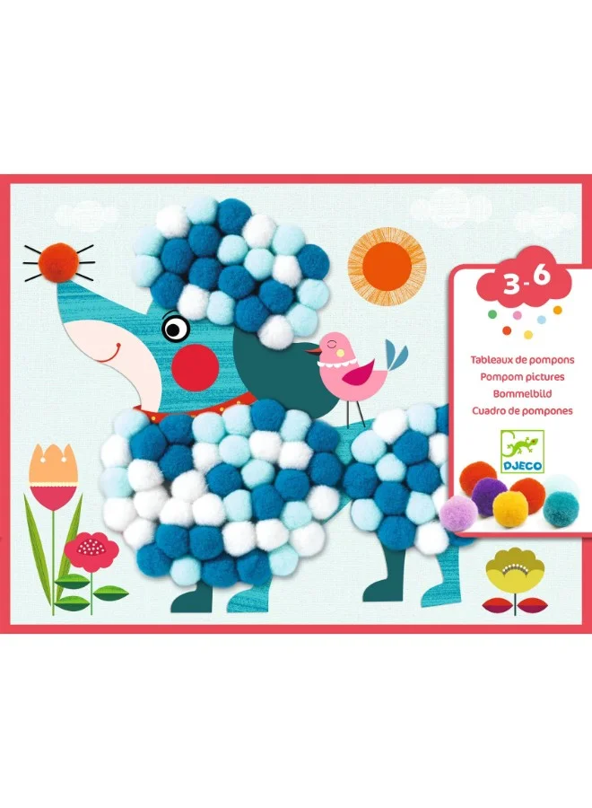 DJECO Dogs To Stroke Pompom