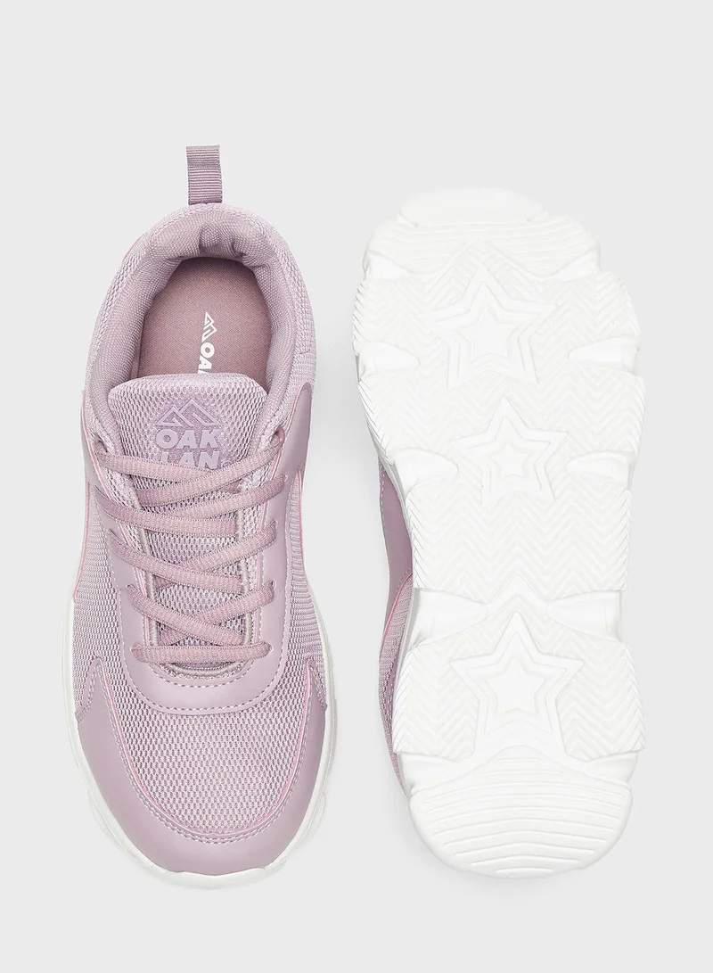 شو اكسبرس Lace Up Low Top Sneakers