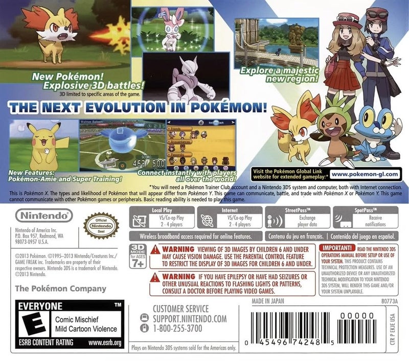 Nintendo PokÃ©mon X - Image 2
