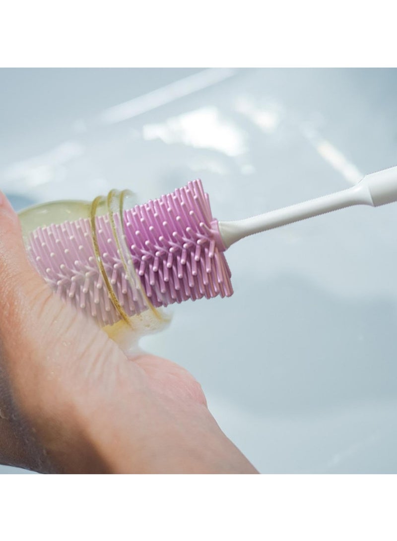 SOLARAE Electric Baby Bottle Brush, Silicone Bottle Brush Set, Bottle Cleaning Brush Kit, Rechargeable Cordless Electric Straw Brush, Portable Baby Bottle Brush for Cleaning Bottle, Nipple and Straw - Image 3