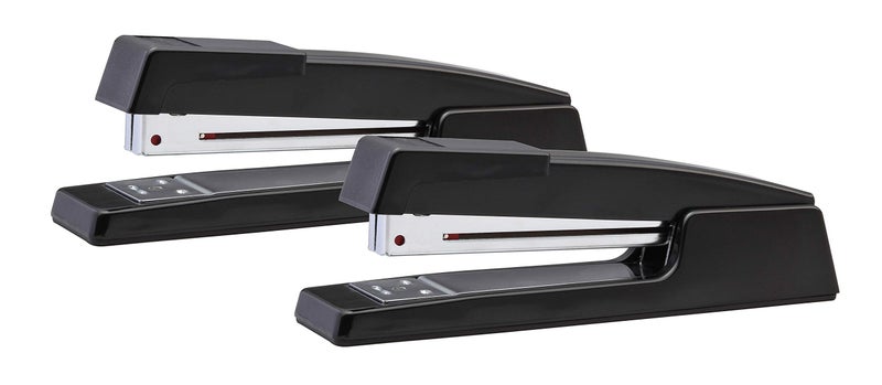 Bostitch Executive Full Strip Stapler 20Sheet Capacity AllMetal Construction Dual Clinch 2Pack