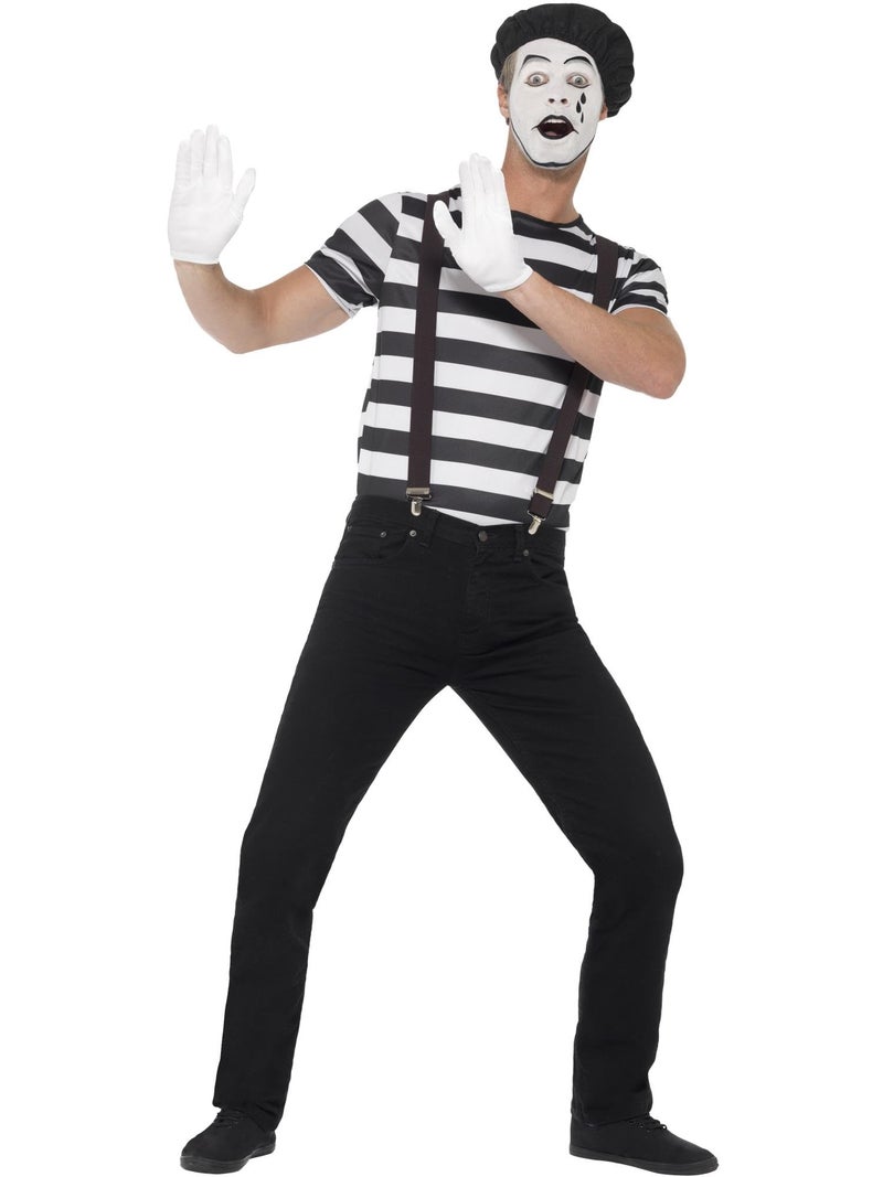 Smiffys Gentleman Mime Artist Costume - Image 3
