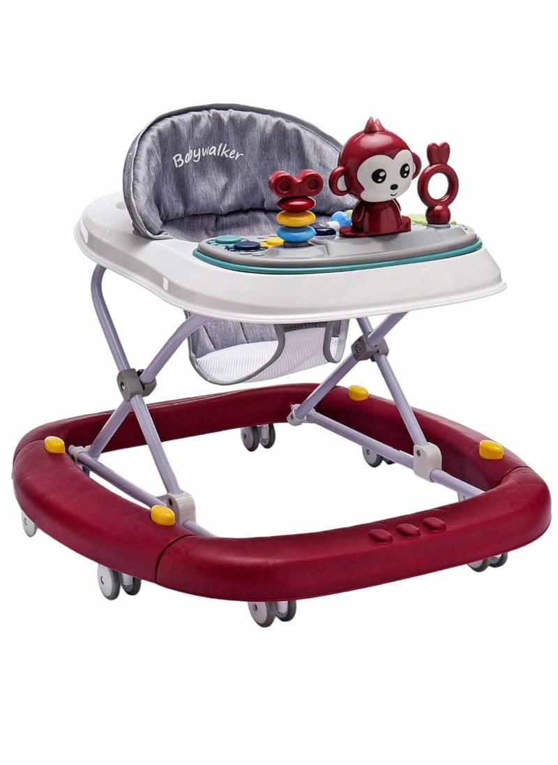 BABYCARA Infants Musical Baby Walker and Rocker Function With Adjustable Height  - Image 1