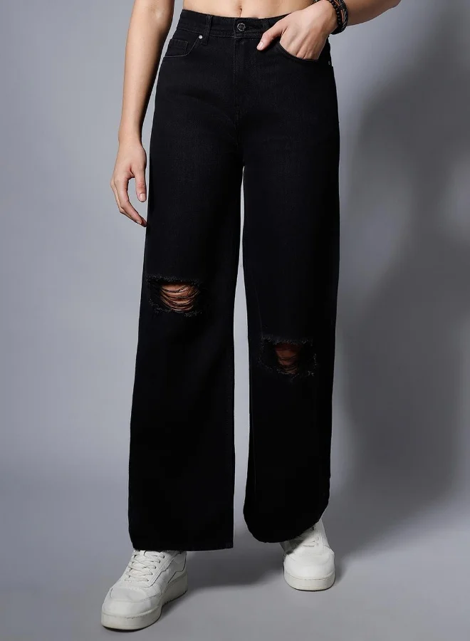 HIGH STAR Women’s Black Jeans – Sleek and Versatile