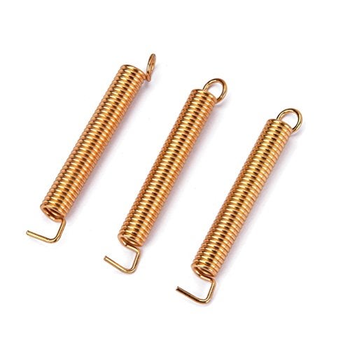 ROSENICE Stainless Steel Electric Guitar Springs Bridge Tension Tremolo Bridge for/ST/Style Electric Guitar (Golden) 3 Pieces - Image 5