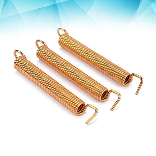 ROSENICE Stainless Steel Electric Guitar Springs Bridge Tension Tremolo Bridge for/ST/Style Electric Guitar (Golden) 3 Pieces - Image 4
