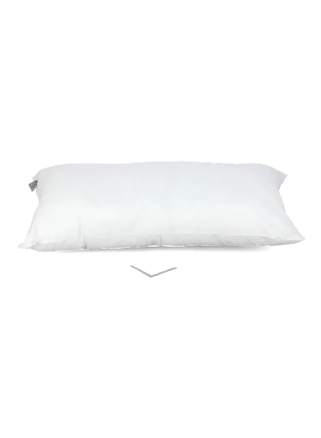 Valentini King Premium Quality Soft Comfortable Pillow White 20 x 50 x 91 cm VAL PKS