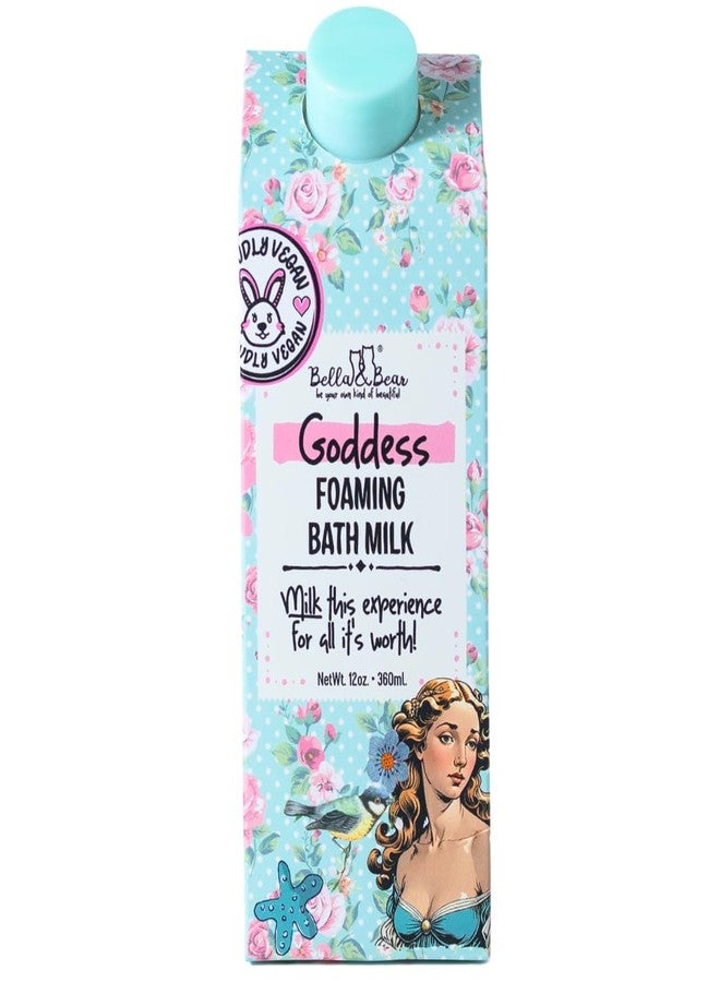 Bella and Bear Bella & Bear Goddess Foaming Bath Milk - Gift for Women - Teens - Tweens - Vegan 12 oz - Image 1