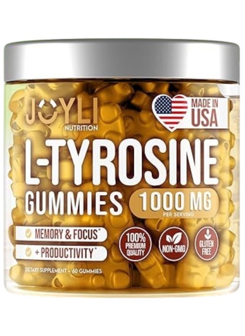 L-Tyrosine, Memory & Focus* + Productivity* 60 Gummies