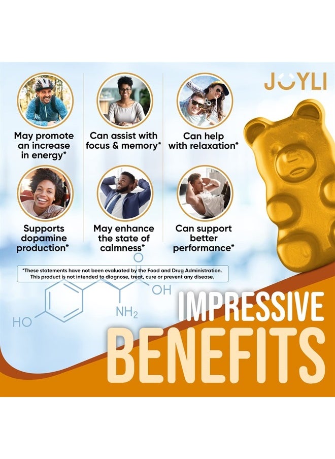 L-Tyrosine, Memory & Focus* + Productivity* 60 Gummies