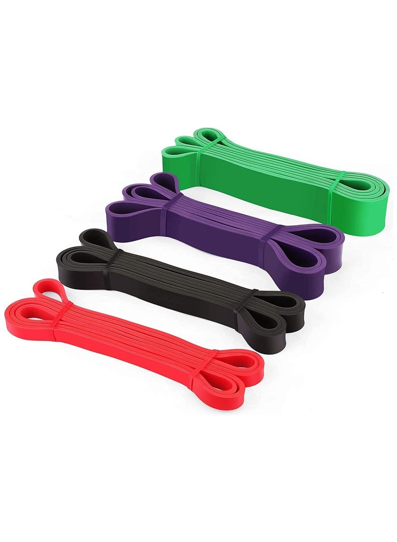 كاست ويف أربطة مساعدة للسحب ، أشرطة مقاومة للتمارين الرياضية ، حزام مساعد متين ، مثالية لرفع الأثقال ، والتمدد ، والتمرين ، وتدريب الجسم ، واللياقة البدنية ، وشد العضلات ، ومناسبة للرجال والنساء (4 قطع) - Image 5