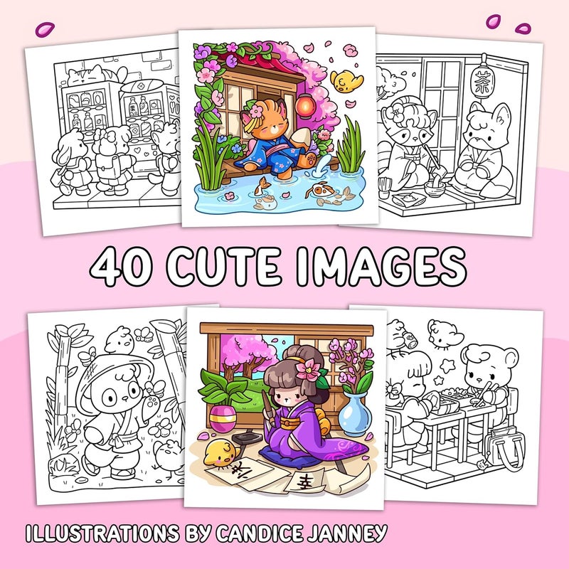 SWIUKPHE Children's Coloring Book, 40 Pages A4 Matte Paper, Perfect for Kids & Adults, Ideal Gift for Creative Minds - Image 2