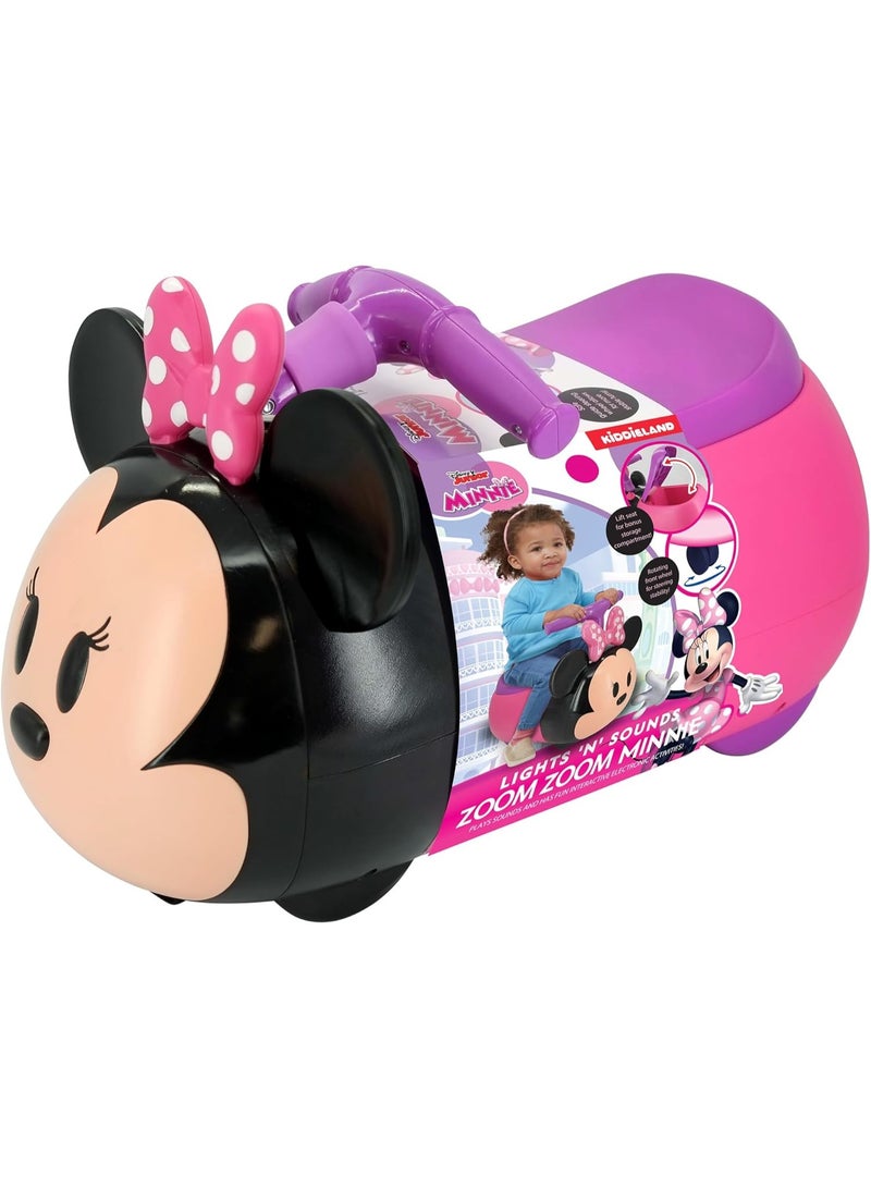 Kiddieland Lights 'N' Sounds Minnie Zoom Ride On 64683 - Image 3