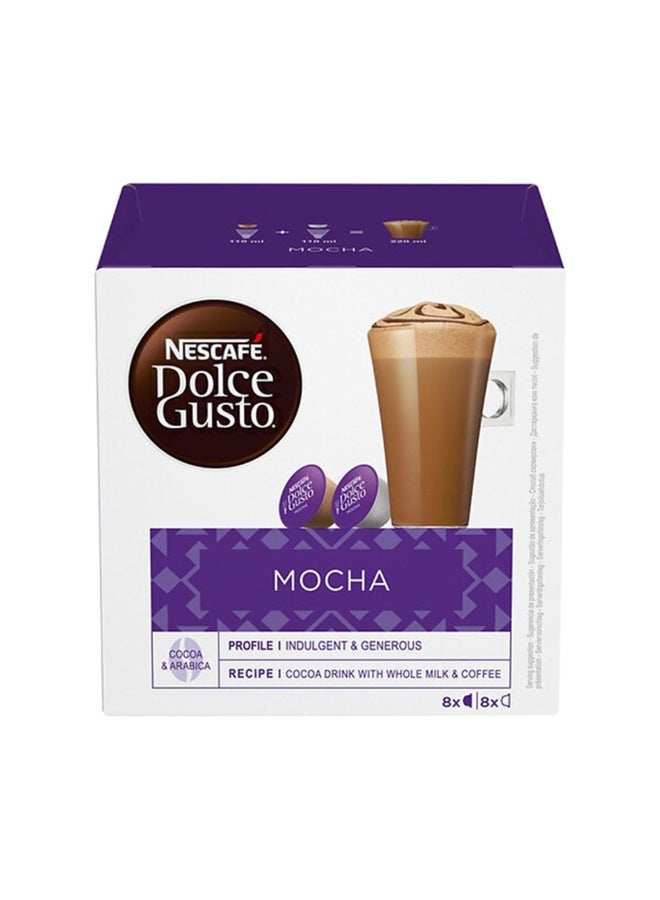 Nescafe Dolce Gusto Mocha Coffee Capsules - 16 Capsules