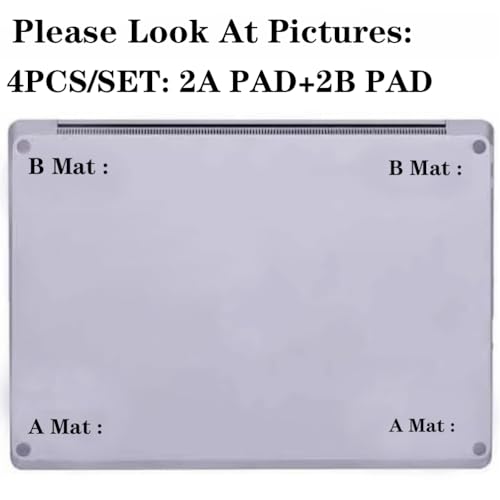 WESAPPINC Laptop Rubber Feet Replacement for Microsoft Surface Laptop 3 4 5 Generation Anti Slip Laptop Foot Pads (Black) - Image 5